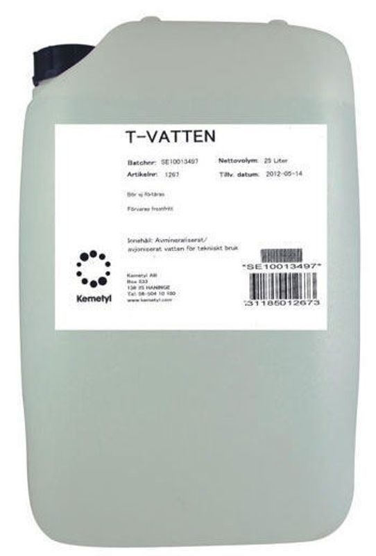 Kemetyl Batterivatten 25L 1267