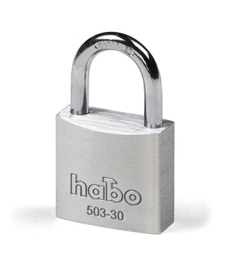 Habo Hänglås 503-30 Aluminium SB