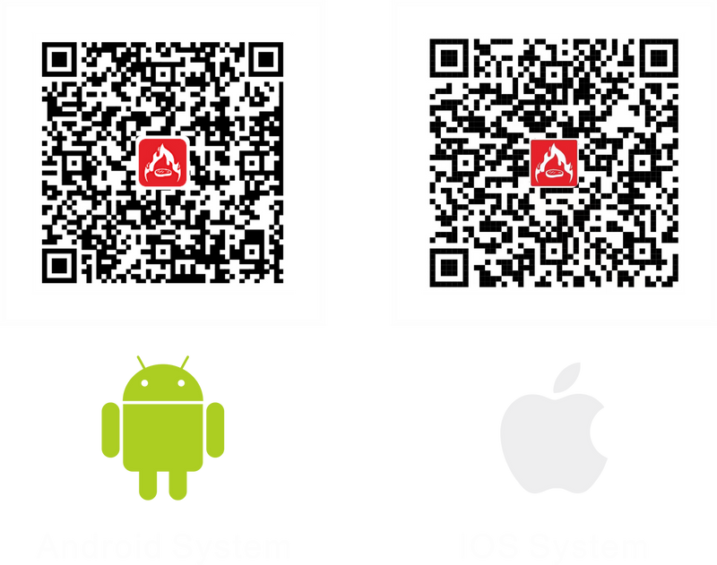 Landmann Trådlös smart termometer, Bluetooth, LCD display i basenhet