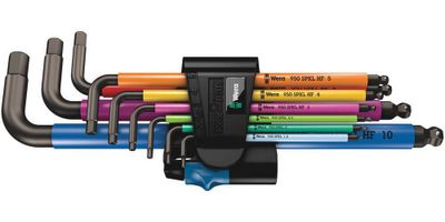 Wera Sexkantnyckelsats 950/9 HP HF1 metrisk