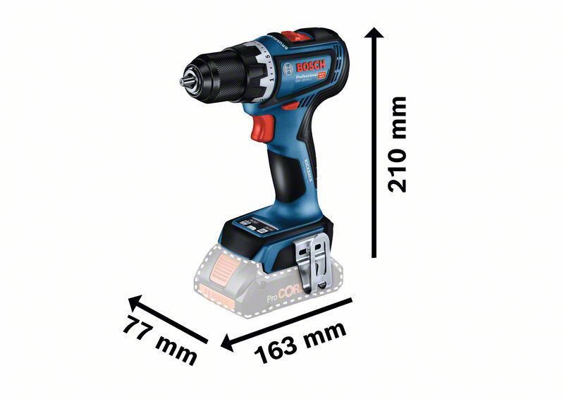 Bosch GSR 18V 90C Borrskruvdragare ProCore 18V (2x4,0ah)