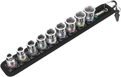 Wera Hylssats Bälte B1 Zyklop 3/8 10-delar