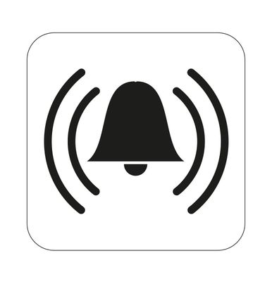 Habo Symbol Alarm 80x80mm SB
