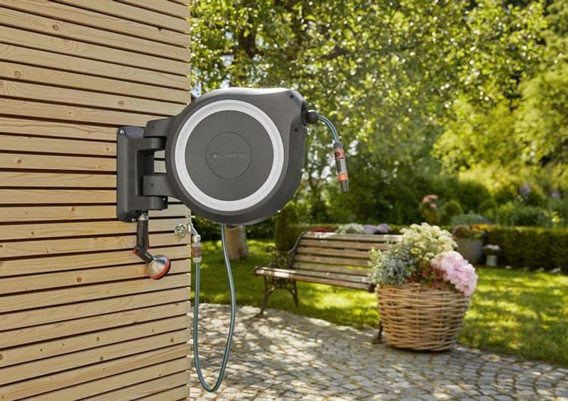 GARDENA Väggslangbox RollUp XL 35m - Enkel och Bekväm Trädgårdsvattning