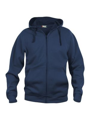Clique Basic Hoody FZ Herr Mörk Marin