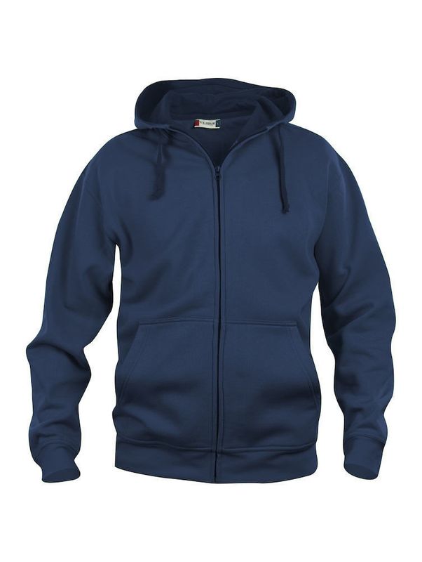 Clique Basic Hoody FZ Herr Mörk Marin
