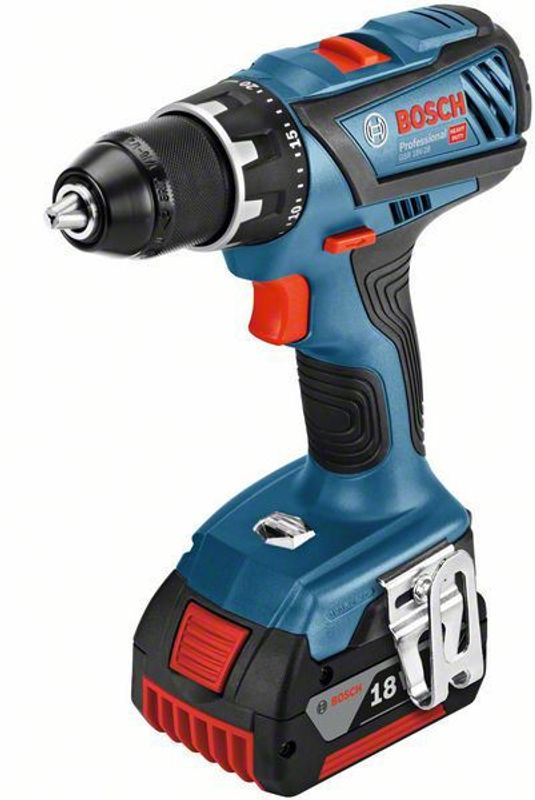 Bosch GSR 18V-28 Borr-/Skruvdragare 18V L-BOXX (2x5,0ah)