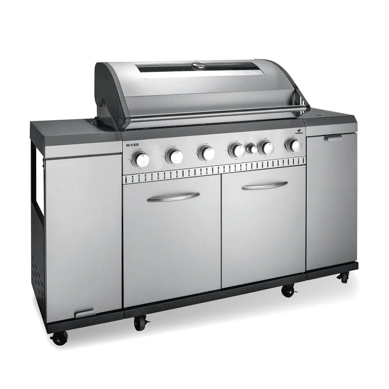 Landmann Rexon 6.1 CooK Gasolgrill 6-brännare Rostfritt