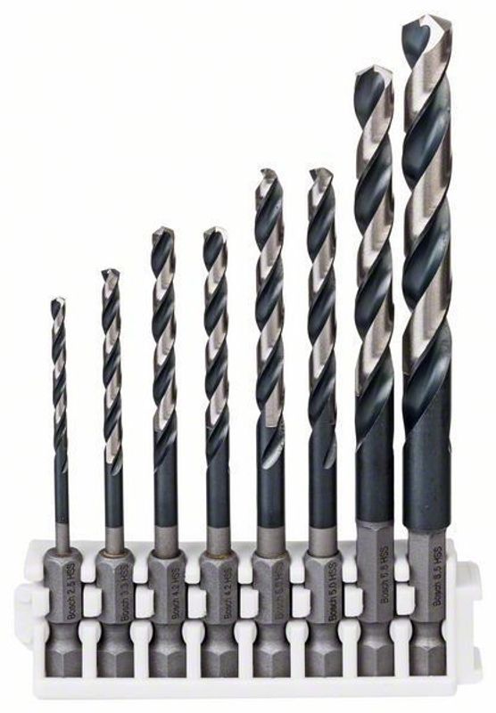 Bosch Metallborrsats HSS IMPACT 2,5-8,5mm (8-delar)