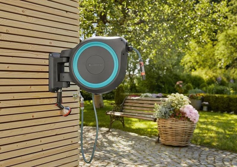 Gardena 18620-20 Väggslangbox RollUp M/L (25m)