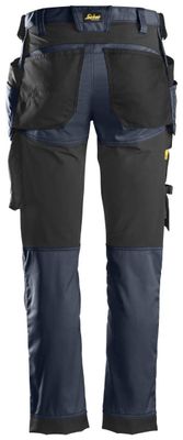 Snickers 6241 Arbetsbyxa Stretch Hölsterfickor Marin/Svart