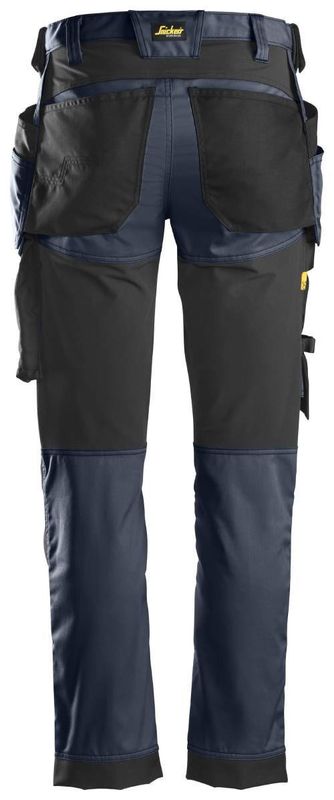 Snickers 6241 Arbetsbyxa Stretch Hölsterfickor Marin/Svart