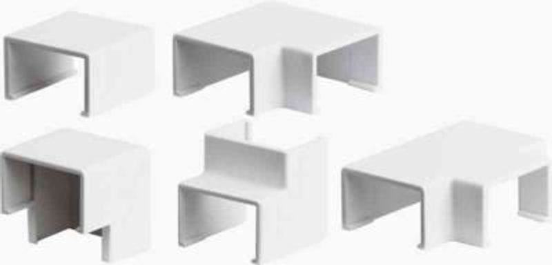 skarv & hörn 16x10mm plasfix vit