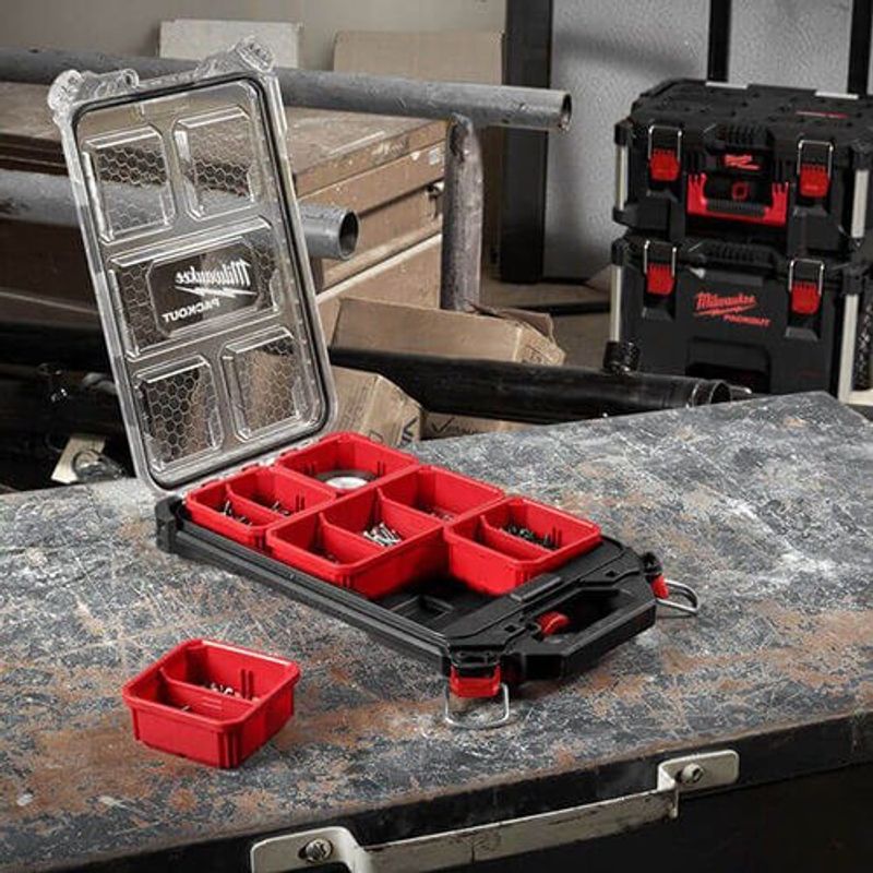 Milwaukee Behållare Slim Sortimentbox PACKOUT™
