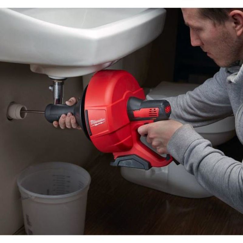 MILWAUKEE M12 BDC8-0C avloppsrensare med 8 mm renssprial (utan batteri)
