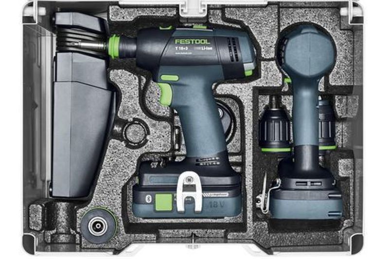 Festool TID 18 HPC4,0 I-Set T18 Combokit (2x4,0ah)