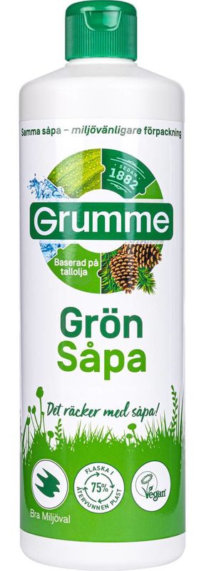 Grumme Grönsåpa Flytande 0,75L