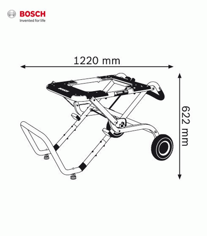 Bosch GTA 60 W Stativ/Sågbord