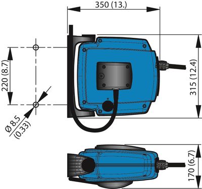 Nederman Kabelupprullare C20-12Meter (30700420)