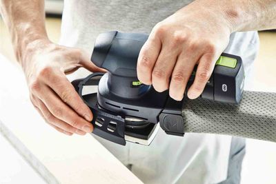 Festool DTSC 400 3,0 I-SET Slipmaskin 100x150mm 18V (2x3,0ah)