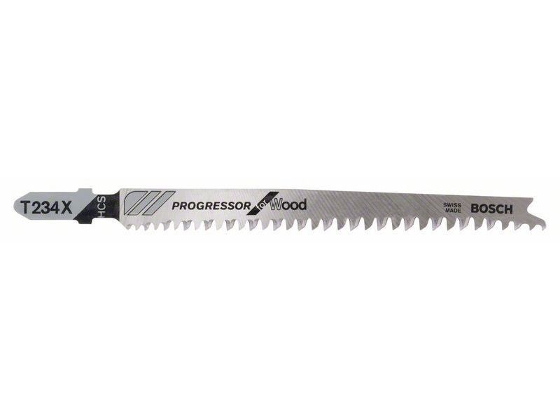 Bosch T234X Sticksågsblad 5-P Mjuka träslag (3-65 mm)