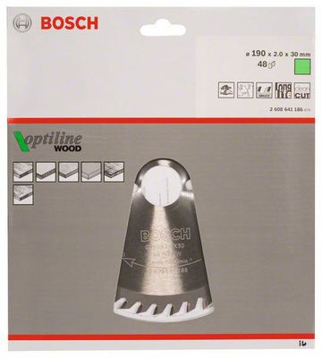 Bosch Sågklinga 190mm 48T (Fina snitt)
