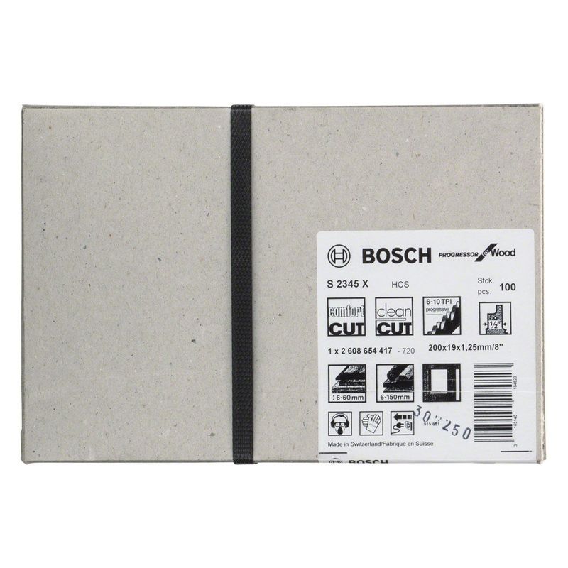 Bosch S2345XF Tigersågblad Progressor Wood för Trä 100-P