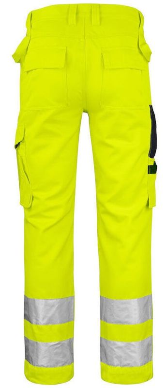 Jobman 2377 Hantverksbyxa Varsel Gul/Svart Klass 2