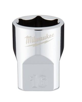 Milwaukee Hylsa 3/8" Kort 16mm