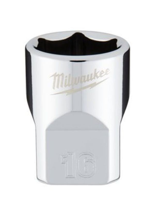 Milwaukee Hylsa 3/8" Kort 16mm