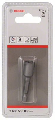 Bosch mutteråtdragare sexkanthylsa med magnet 8 mm