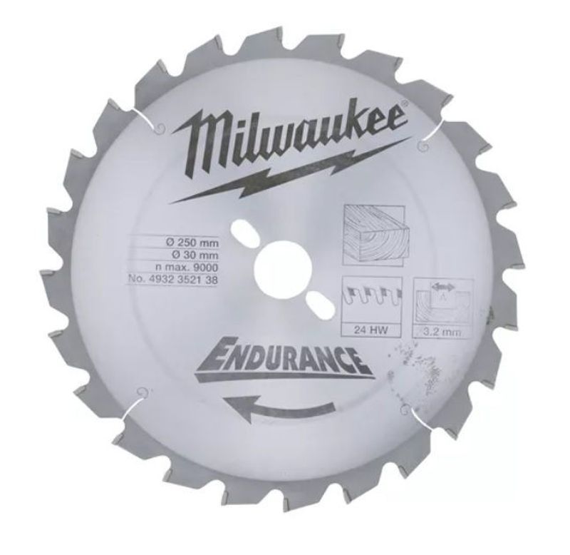 Milwaukee Sågklinga 216x2,8x30mm 24T