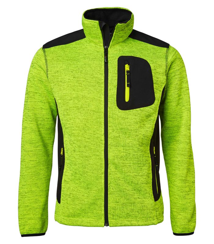 Top Swede 123 fleecejacka stickad med softshell 3XL