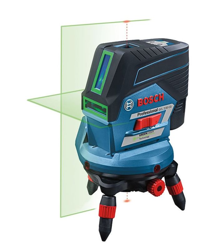 Bosch GCL 2-50 CG Kors-/Linjelaser Grön +RM2