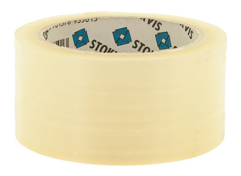 Stokvis Packtejp Transparant PP Tystavr 50mm x 66m