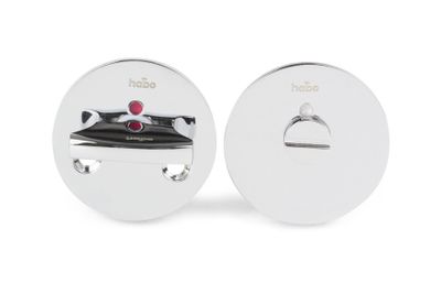 Habo WC-beslag F262 Krom SB