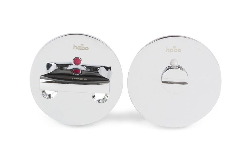 Habo WC-beslag F262 Krom SB