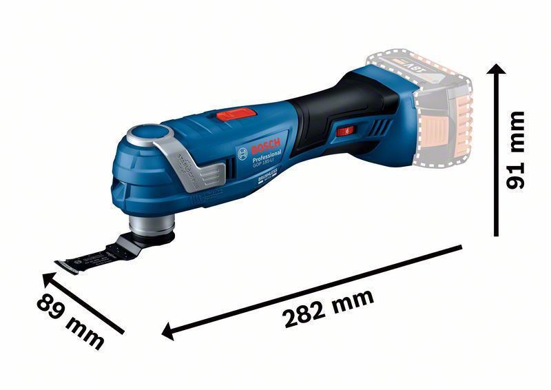 Bosch GOP 18V-34 Multimaskin 18V STARLOCK SOLO (utan batterier)