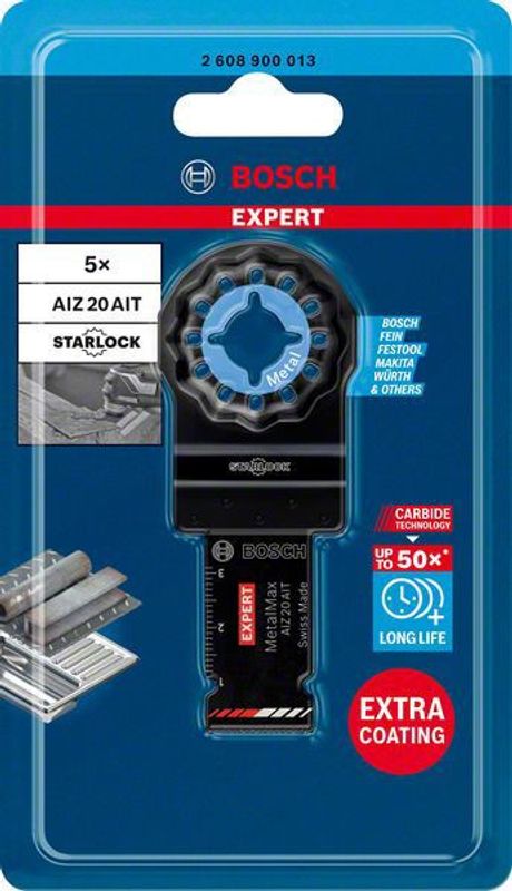Bosch Expert MetalMax AIZ 20 AIT blad för multiverktyg 40 x 20 mm, 5 st