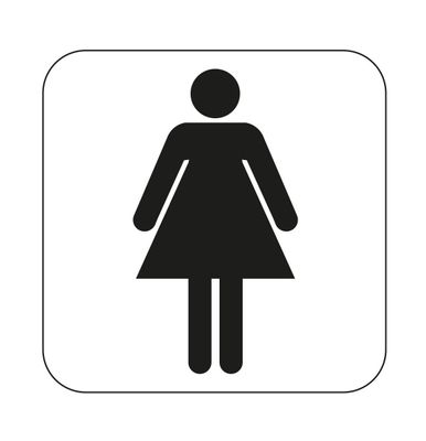Habo Symbol WC Dam 80x80mm SB