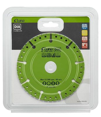 Luna Kapskiva Diamant 125mm Multimaterial