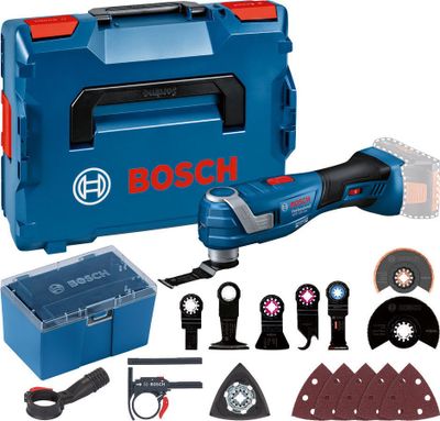 Bosch GOP 18V-34 Multiverktyg 18V inkl. tillbehör i L-BOXX 136