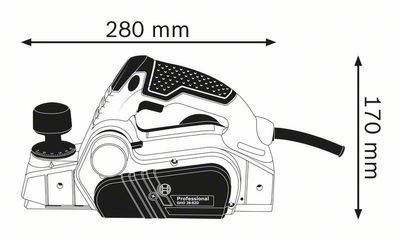 Bosch GHO 26-82 D Elhyvel (82mm)