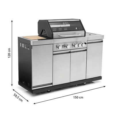 Landmann Hybrid Outdoor kitchen 4.1 MaxX 4-brännare