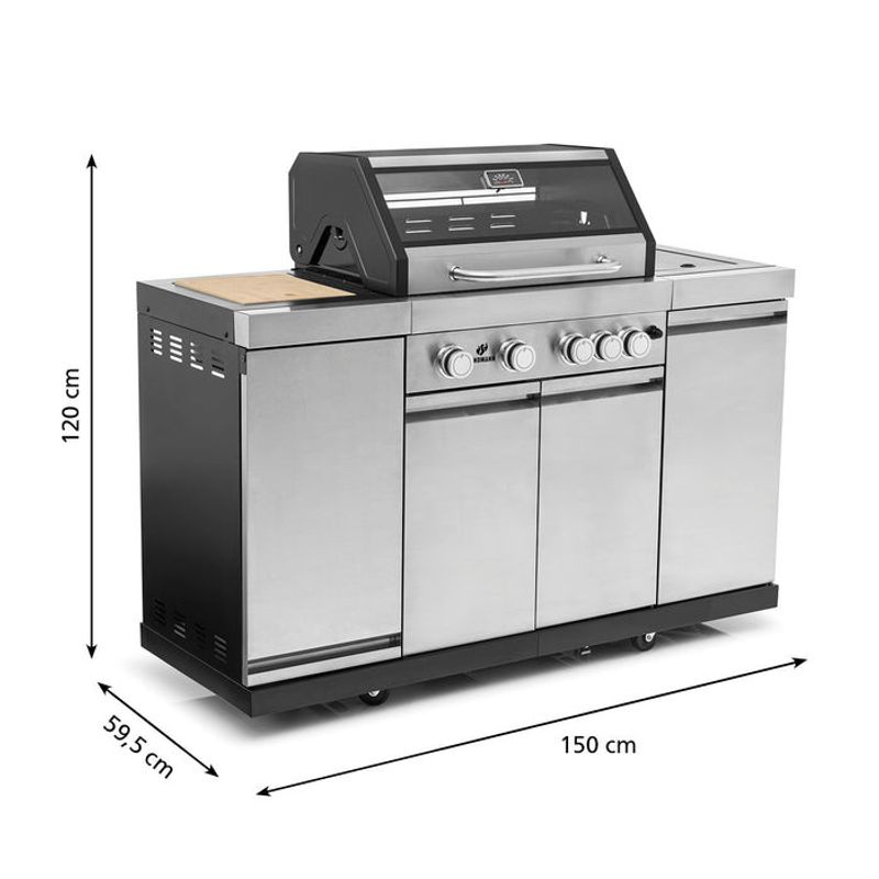 Landmann Hybrid Outdoor kitchen 4.1 MaxX 4-brännare