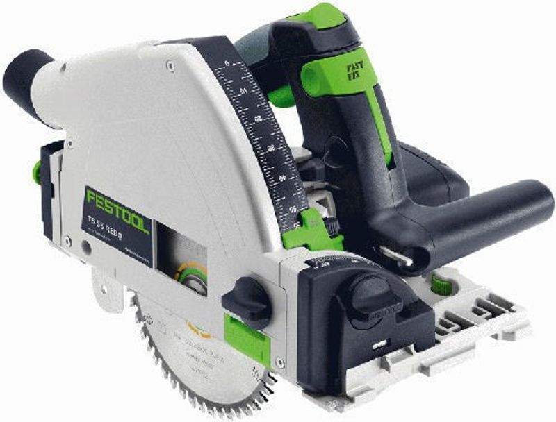 Festool TS 55 FEBQ-Plus Sänksågspaket (2 skenor, 2 Skarvstycken, 2 tvingar, förvaringsväska)
