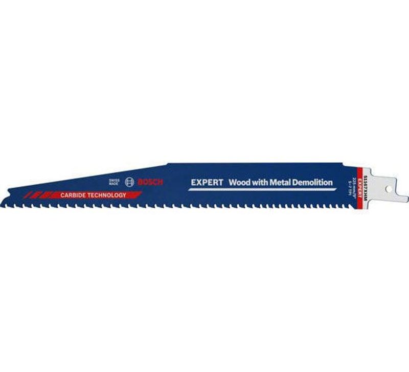Bosch Expert ‘Wood with Metal Demolition’ S 1167 XHM tigersågblad 225mm 10st CARBIDE
