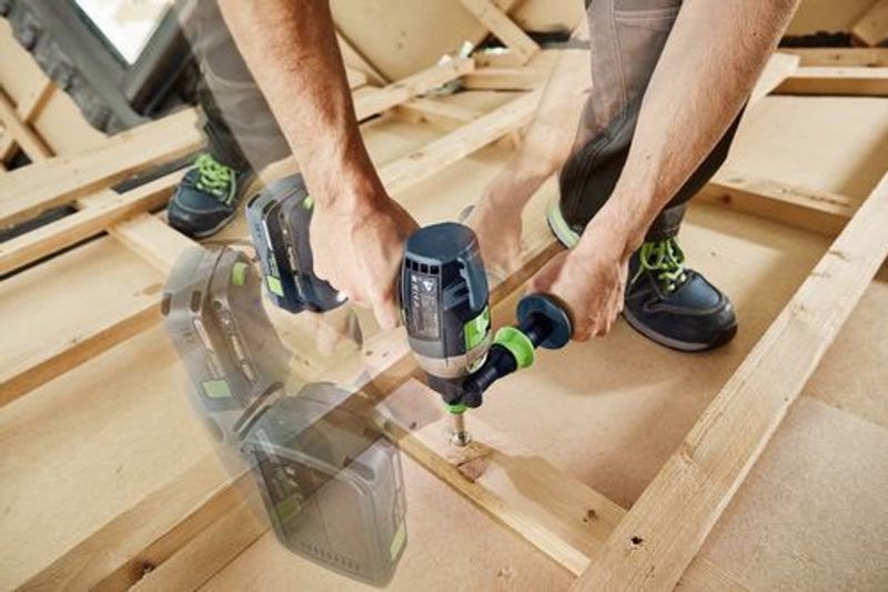 Festool Skruvdragare/Slagborr TPC 18/4 I-Basic QUADRIVE (utan batterier)