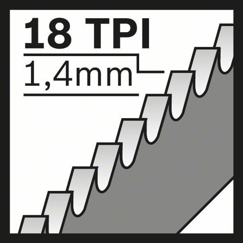 Bosch S 1022 EHM Tigersågblad Carbide Endurance 1-P INOX
