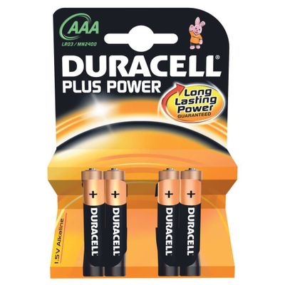 DURACELL BATTERI PLUS POWER AAA 4P
